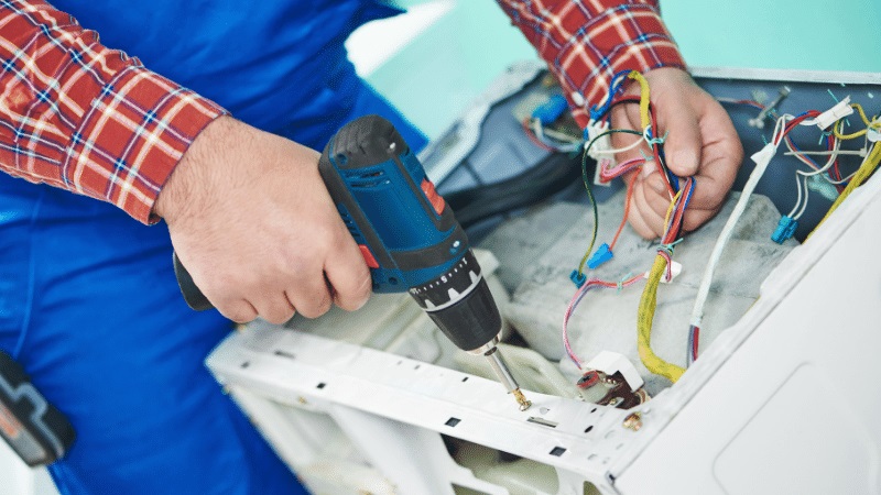 Saruhanlı Viessmann Viessmann çamaşır makinesi kart tamiri – Su almama arızası orijinal parça ile giderildi. - Teknik servis örneği